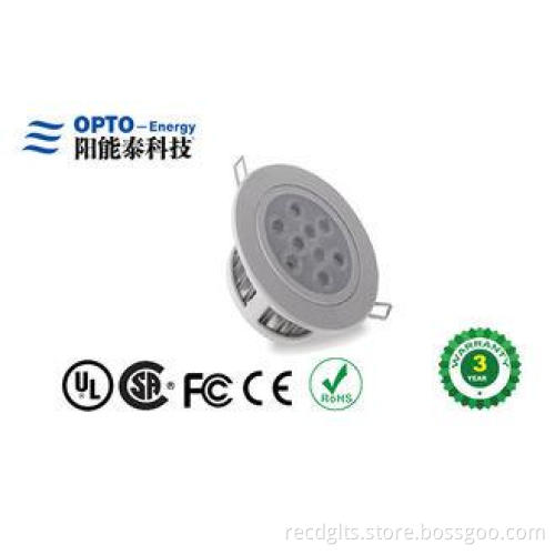 Constant Voltage 9W Led Down Lighting Hotel 277Volt with cu